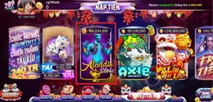 Trải nghiệm ngay trò chơi hot hit Game slots Alddin 789 Club